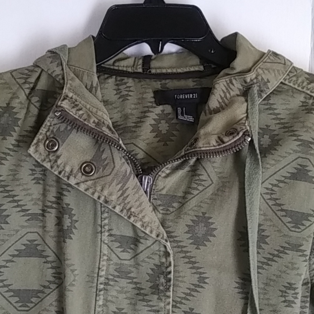 Forever 21 Boho Print Jacket - Picture 2 of 5